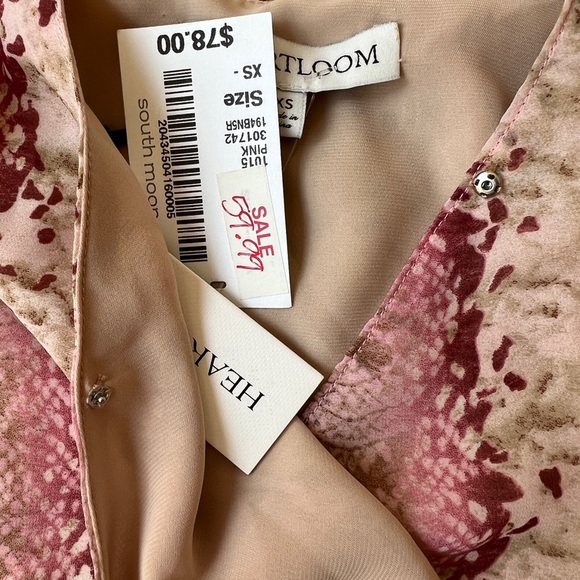 NWT Heartloom cami front button closure size xs - Picture 2 of 6